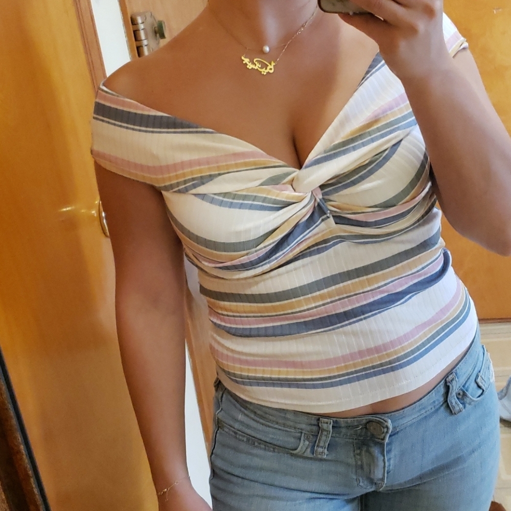 Off the shoulder top